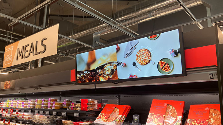 amazon fresh digital signage case study