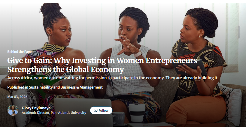 Give to Gain: Why Investing in Women Entrepreneurs Strengthens the Global Economy