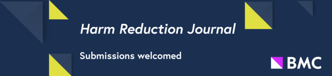 Harm Reduction Journal Banner: submissions welcomes