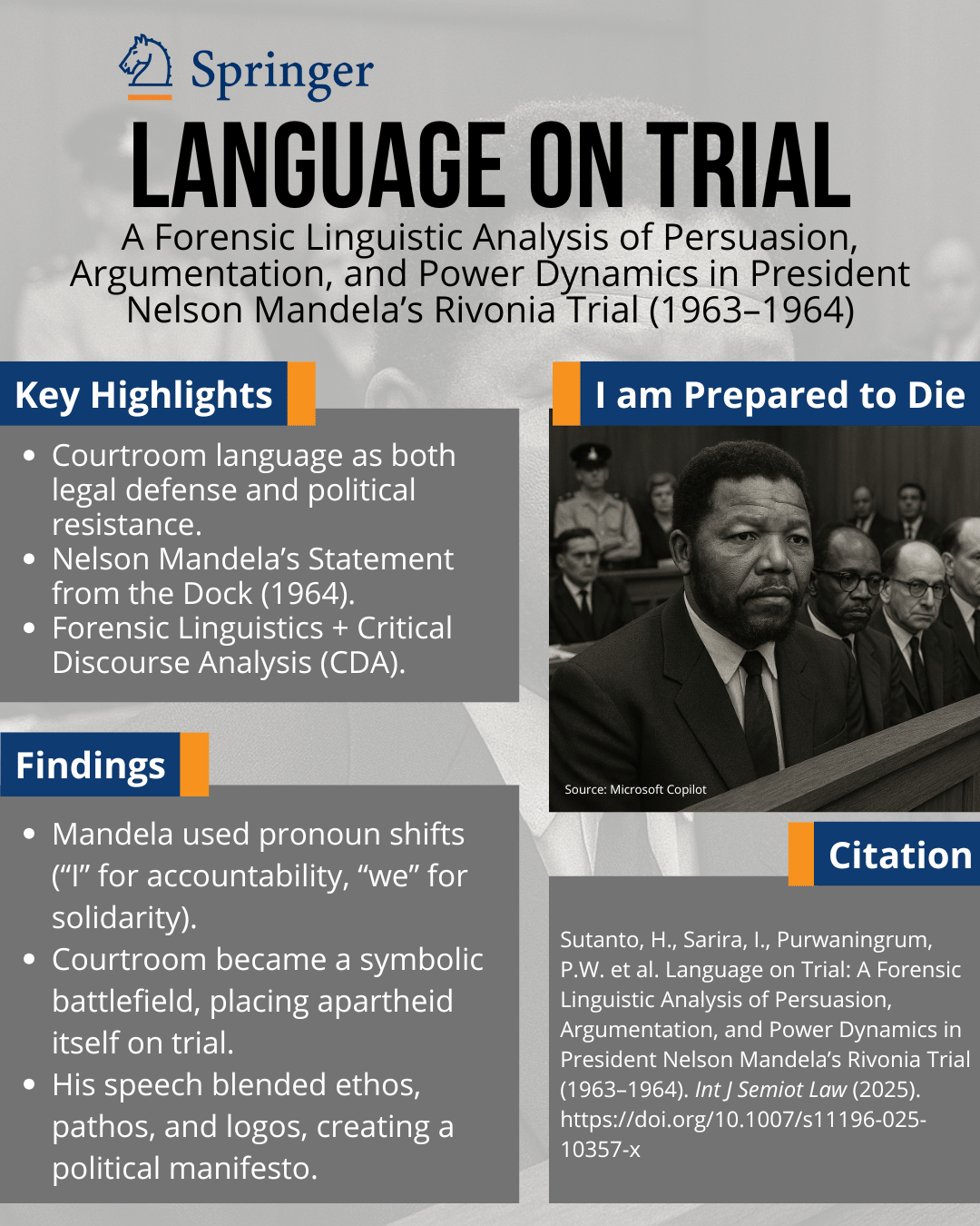 How can courtroom language transform from legal defense into a political manifesto?
