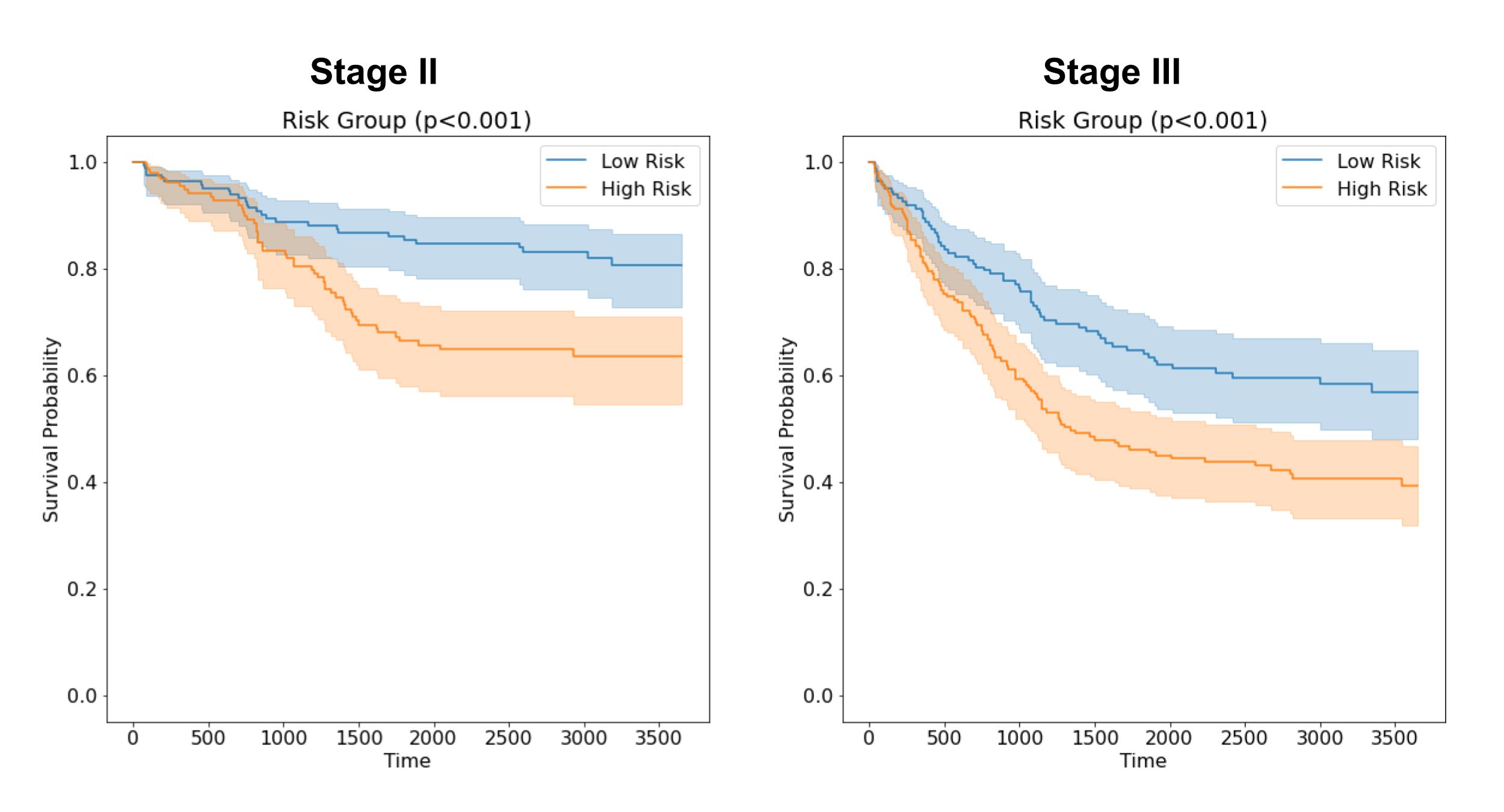 Kaplan-Meier survival curves