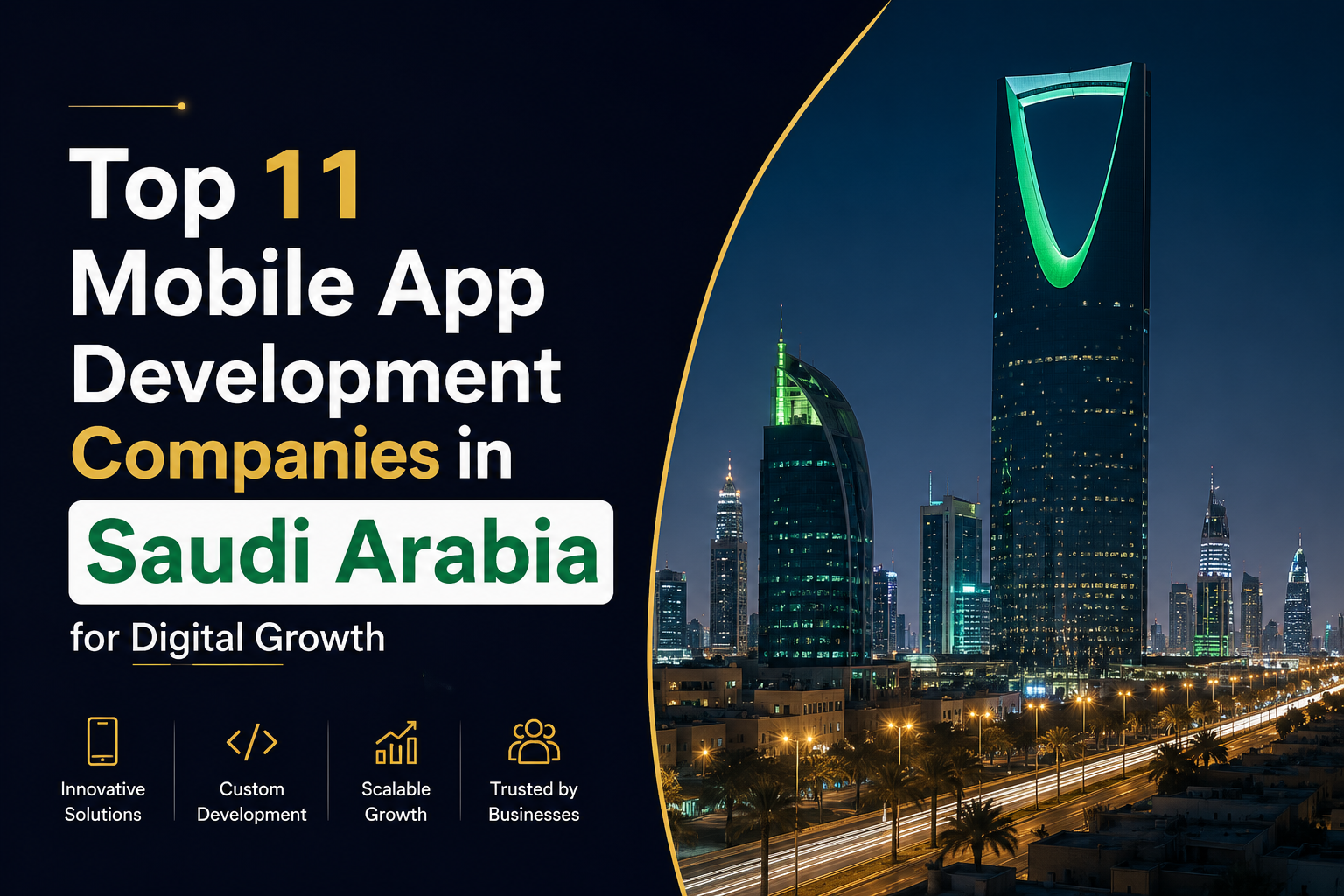 Top 11 Mobile App Development Companies in Saudi Arabia for Digital Growth