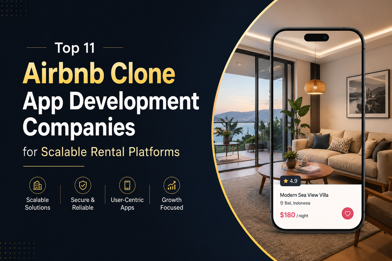 Top 11 Airbnb Clone App Development Companies for Scalable Rental Platforms