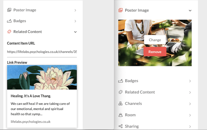 Upgraded widget function