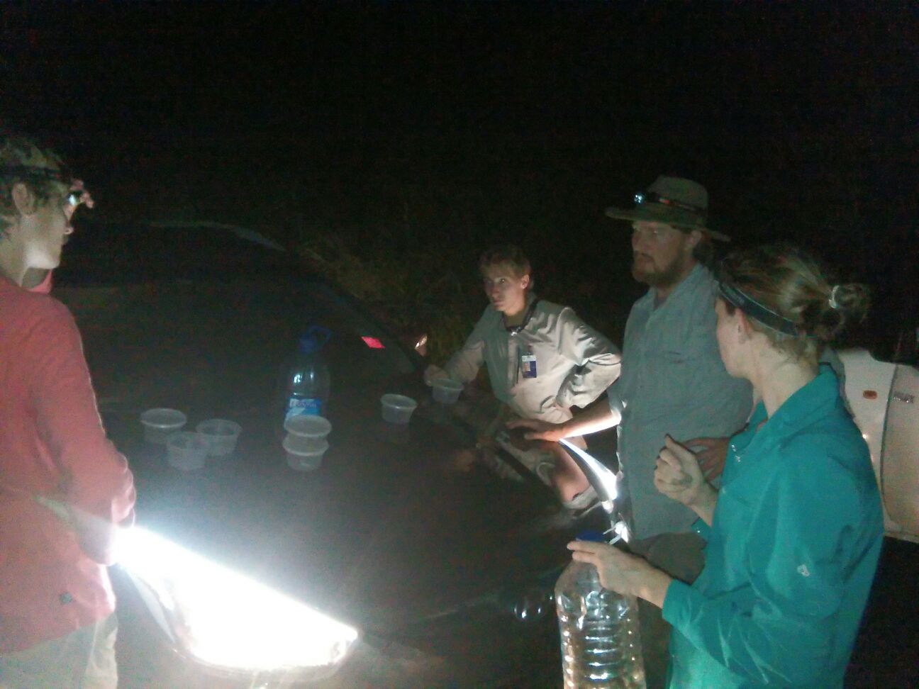 On fieldwork. Photo Nadia Hijner