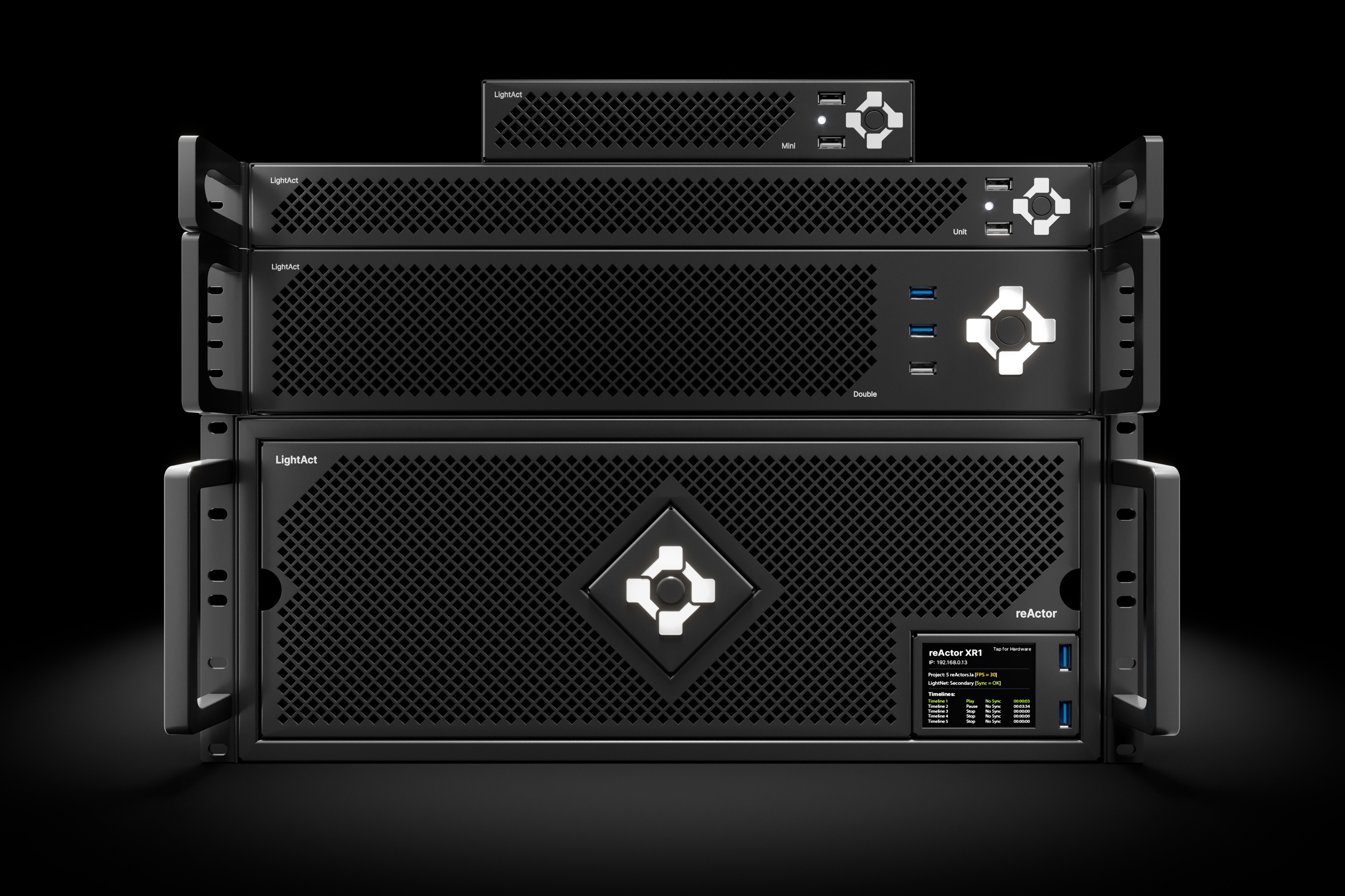 Variations of LightAct media servers