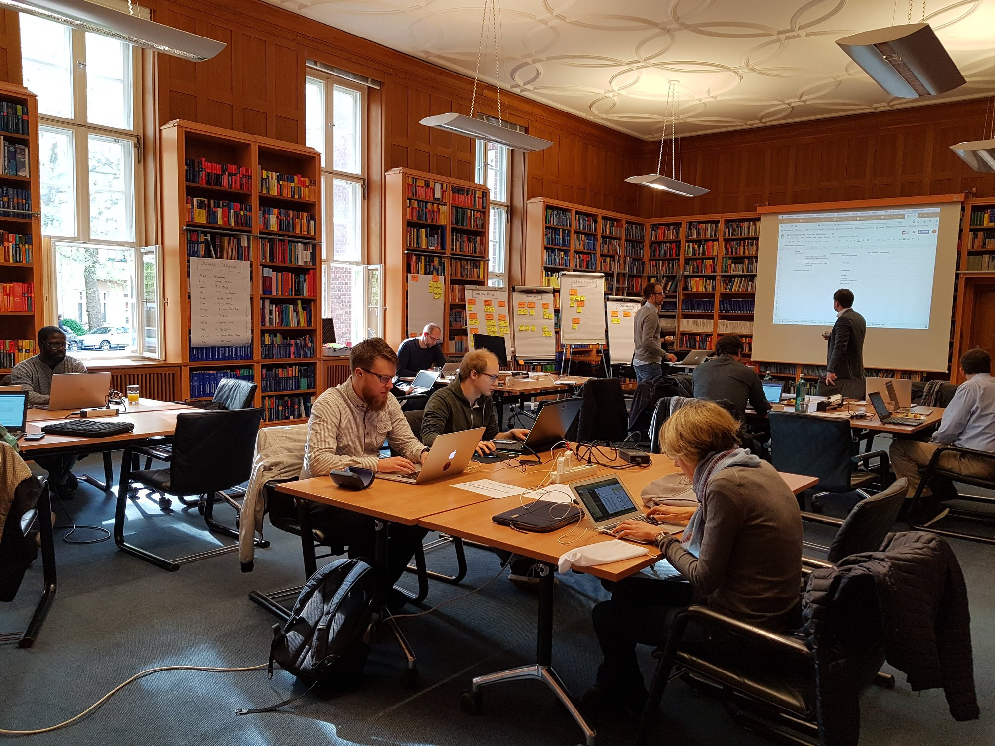 Attendees Hacking Away