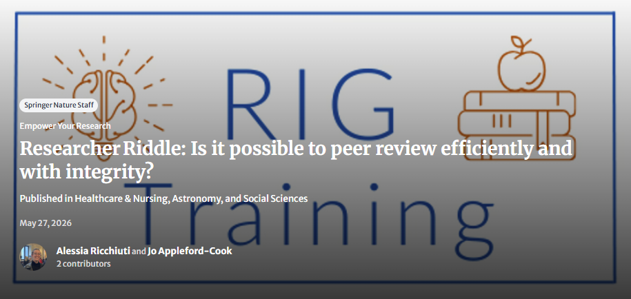 Researcher Riddle: Is it possible to peer review efficiently and with integrity?