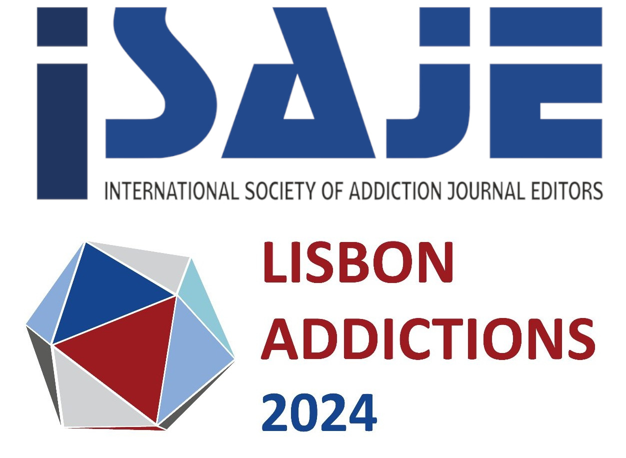 ISAJE and Lisbon Addictions 2024 Logos