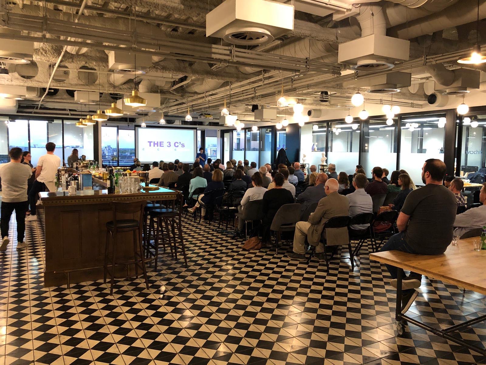 Susanna discussing how building a community around a product is a short-sighted approach