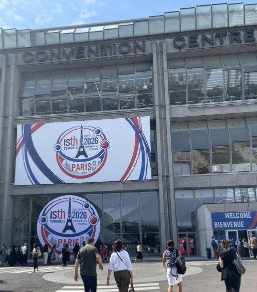 Picture shows the entrance to Paris Convention Centre, where the 2026 ISTH Conference was held.