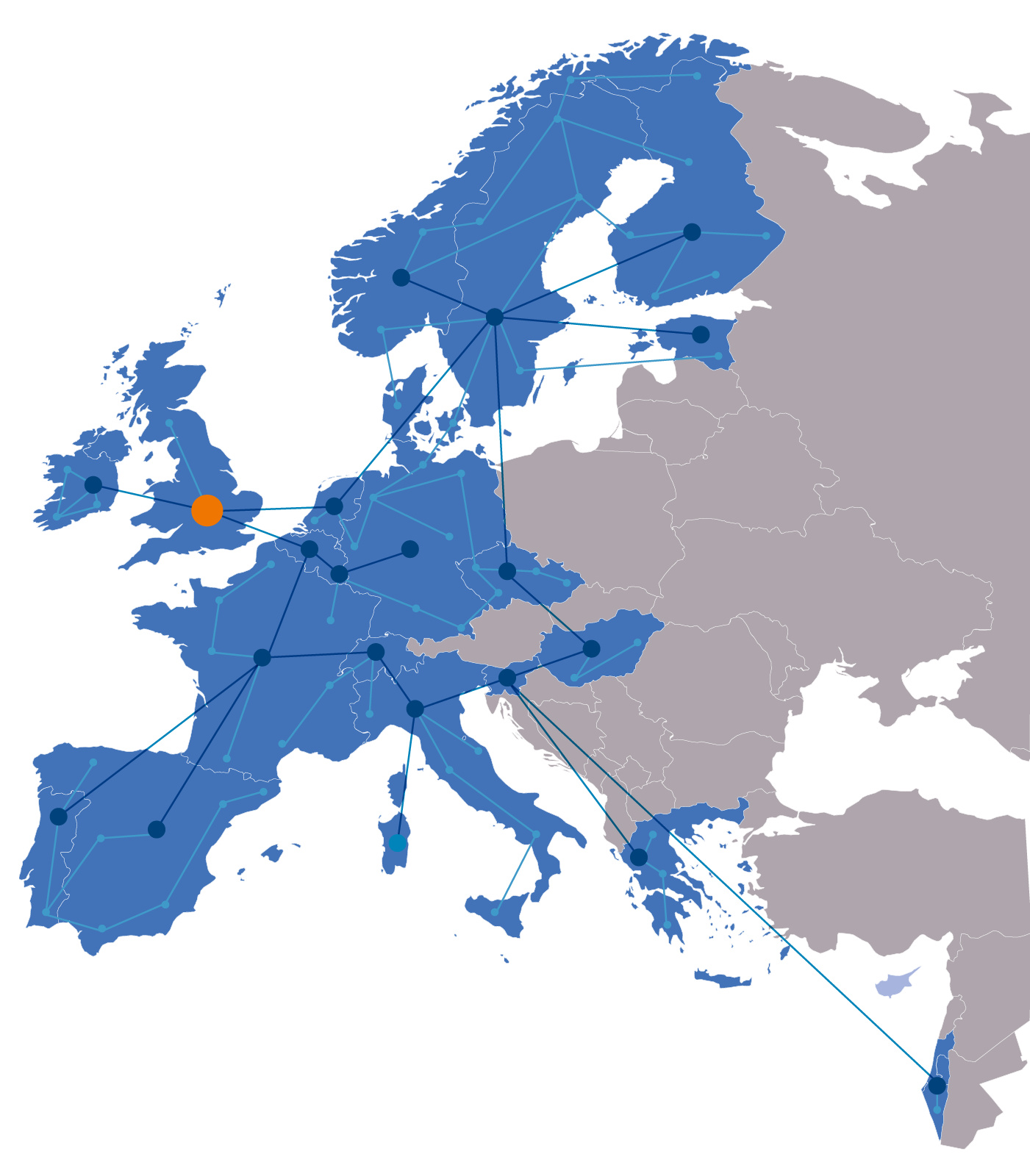 Figure 2: ELIXIR’s European network of life science researchers