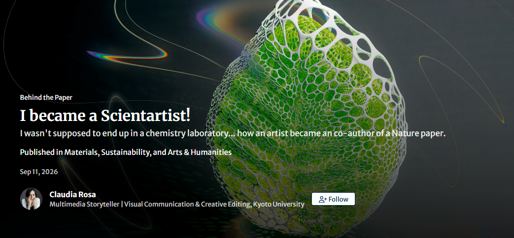 I became a Scientartist