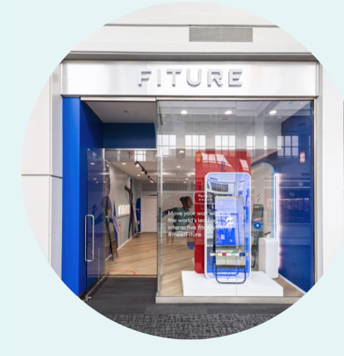 interactive fitness mirror retail