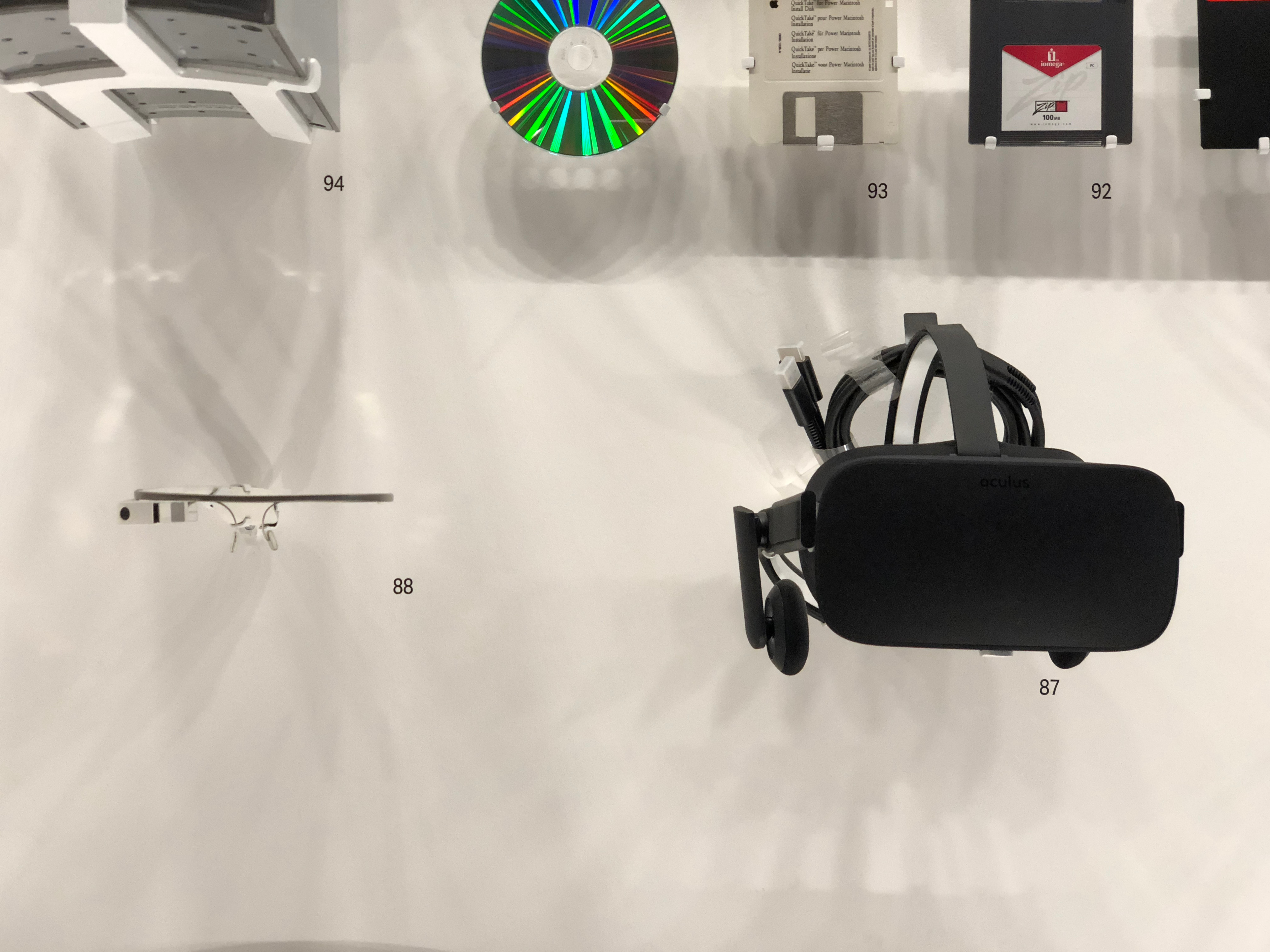 Oculus VR headset at Design Museum