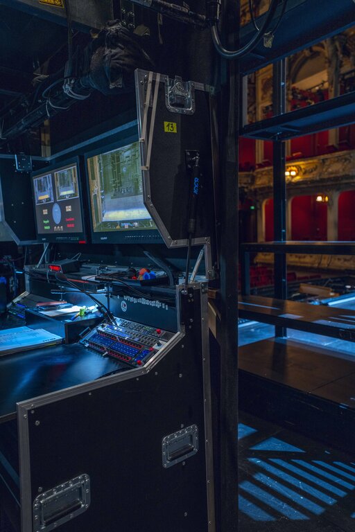 Stage System that combines intercom, video, audio and control - including lighting and cameras in one