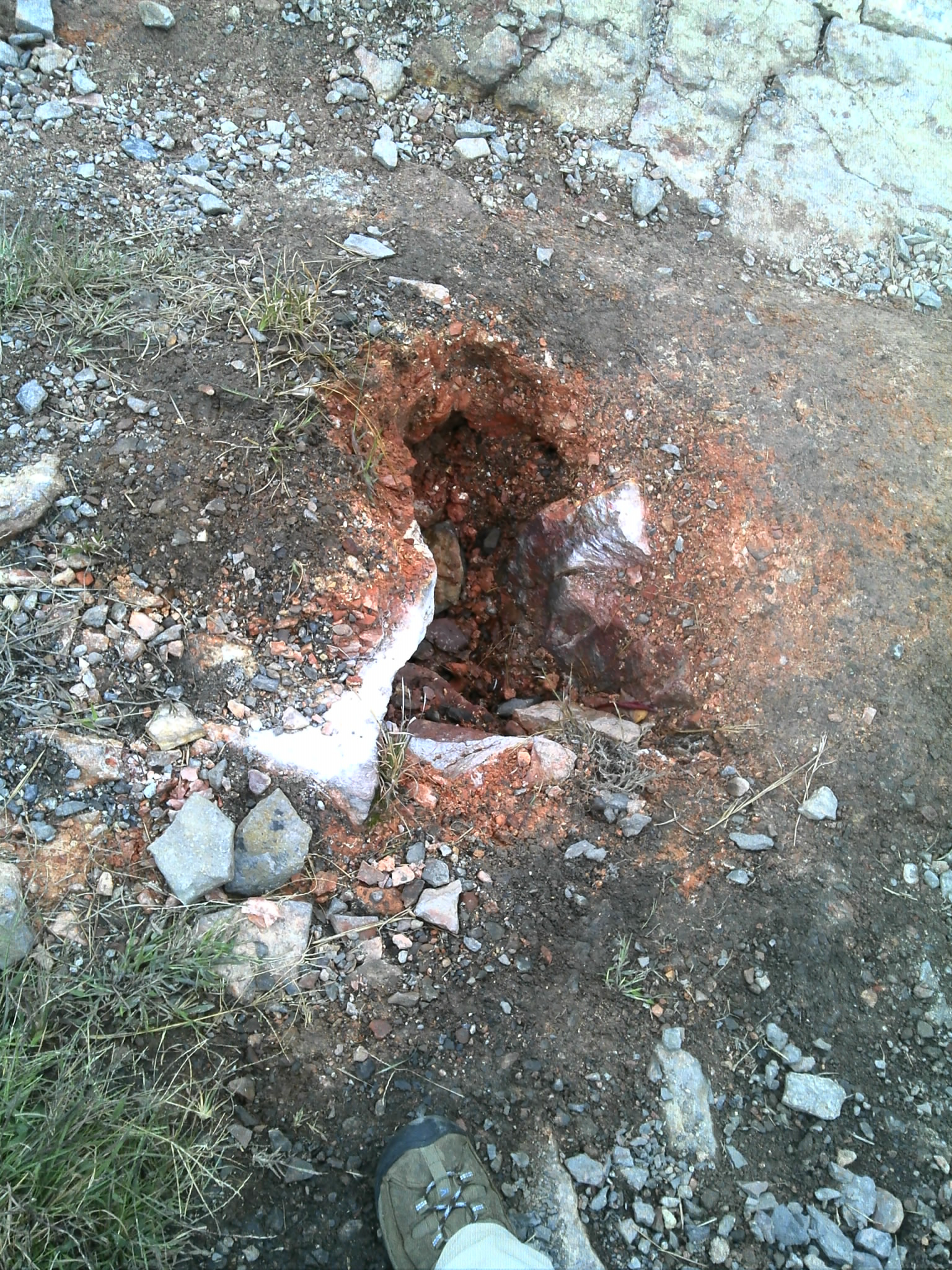 Active vent in Centralia