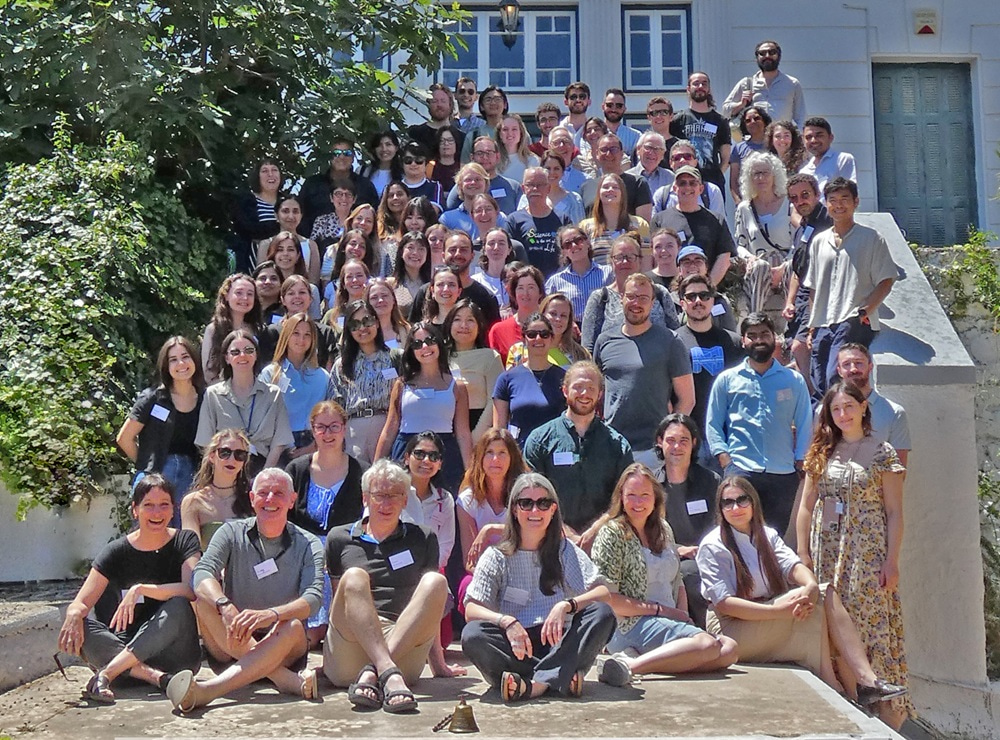 Group photo on stairs.