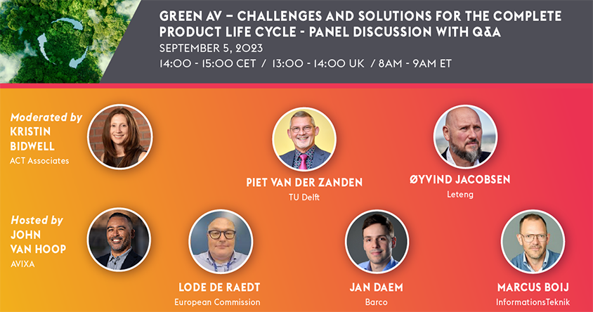 Social Media Grapic for Green AV Webinar