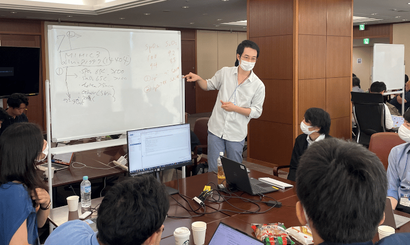BOLD being used in the 3rd Big Data Machine Learning Healthcare Datathon, in Tokyo, Japan.