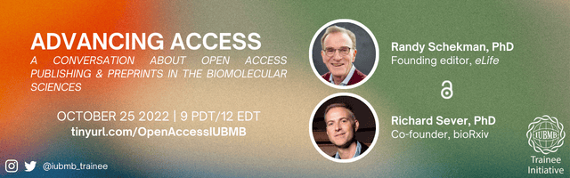 IUBMB TI webinar: Advancing Access: Open Access Publishing & Preprints in the Biomolecular Sciences IUBMB TI webinar: Advancing Access: Open Access Publishing & Preprints in the Biomolecular Sciences