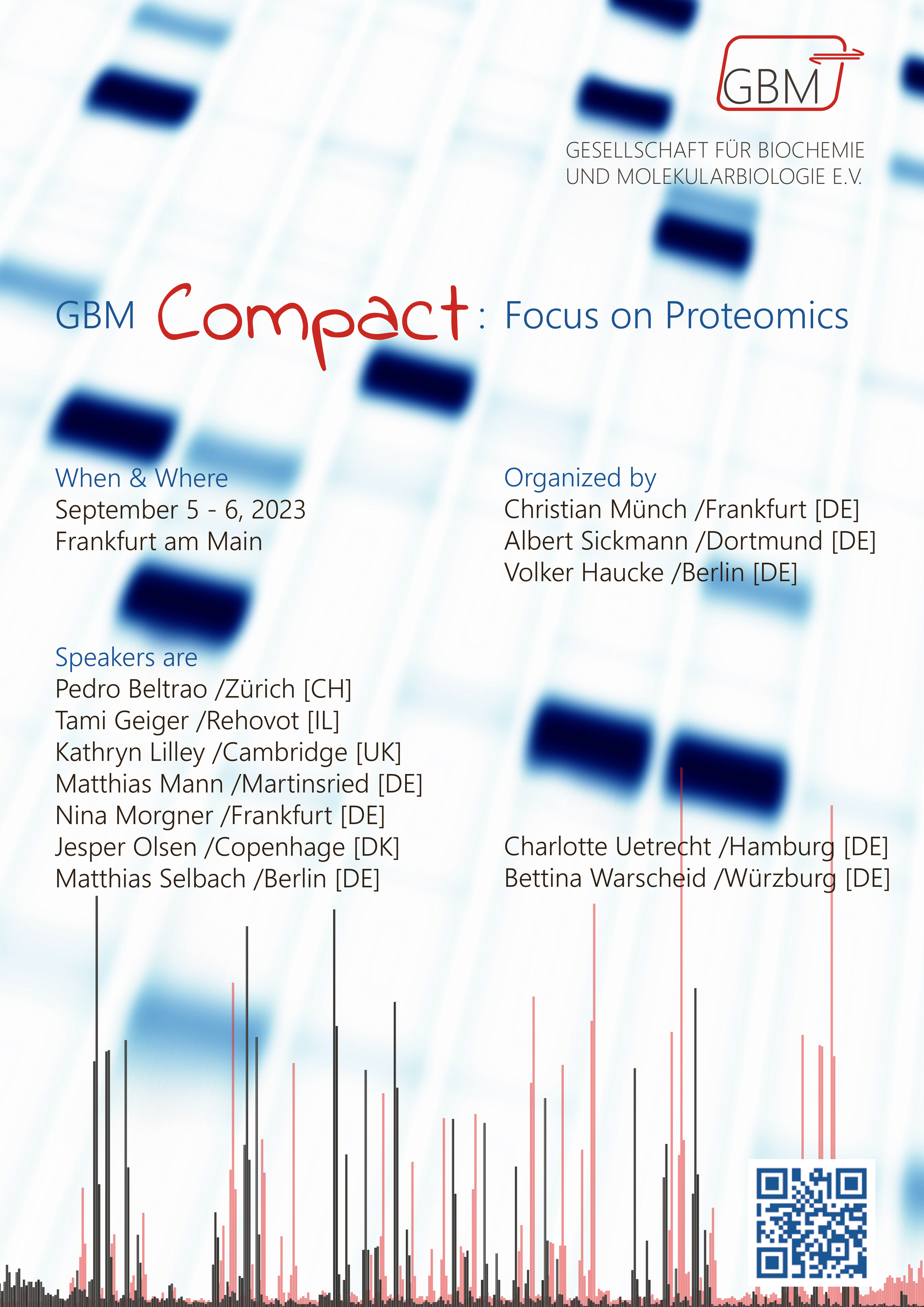 GBM Compact: Focus on Proteomics conference Poster for the GBM Compact: Focus on Proteomics conference