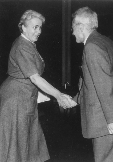 Ruth Beutler and Karl von Frisch (circa 1950)