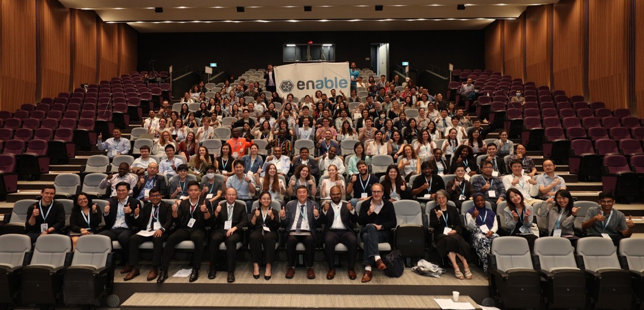 Group photo of the participants of the 3rd FEBS-IUBMB-ENABLE Conference, celebrated in Singapore in 2024