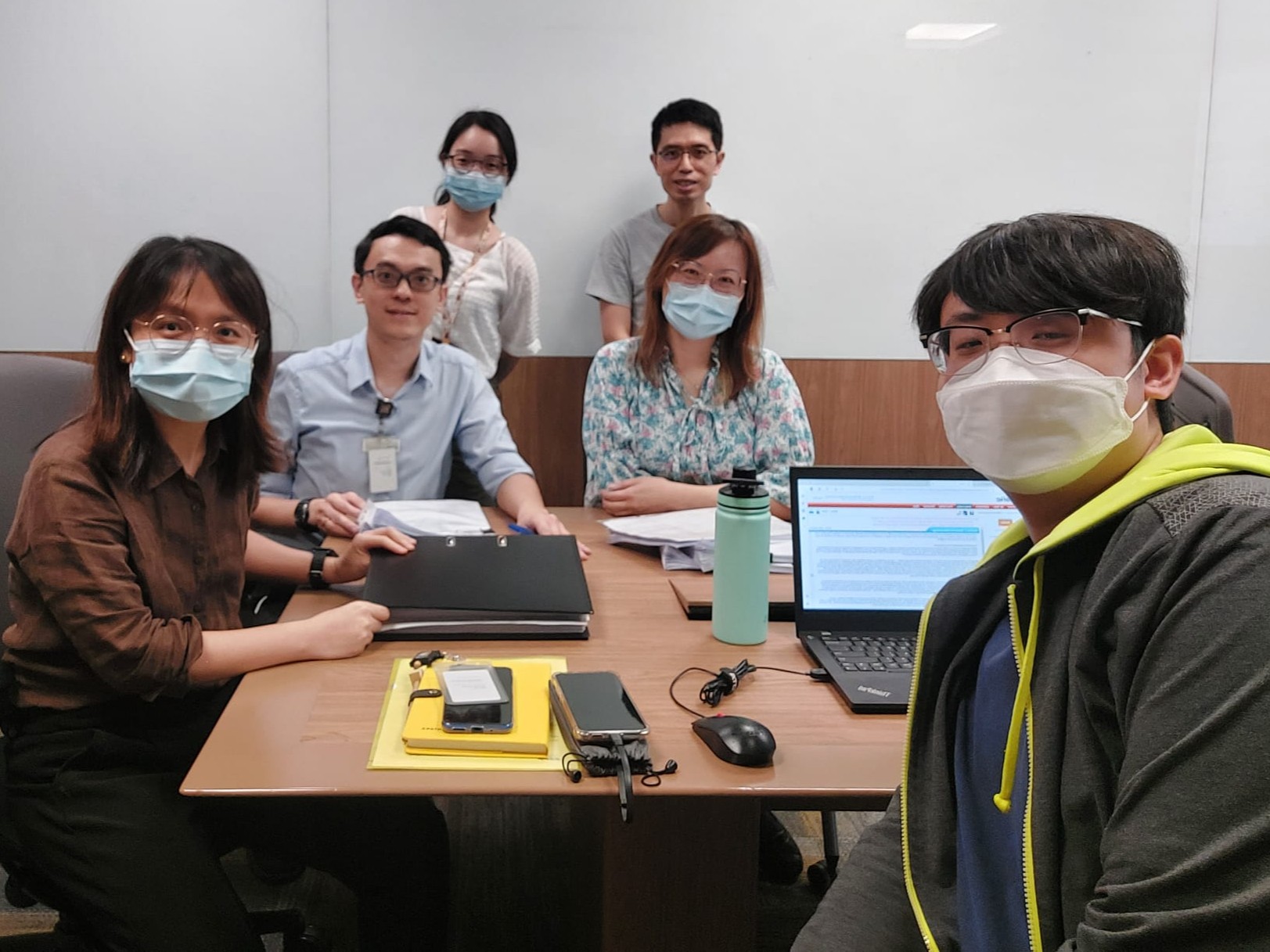 A group photo taken during our monthly consensus diagnosis meetings