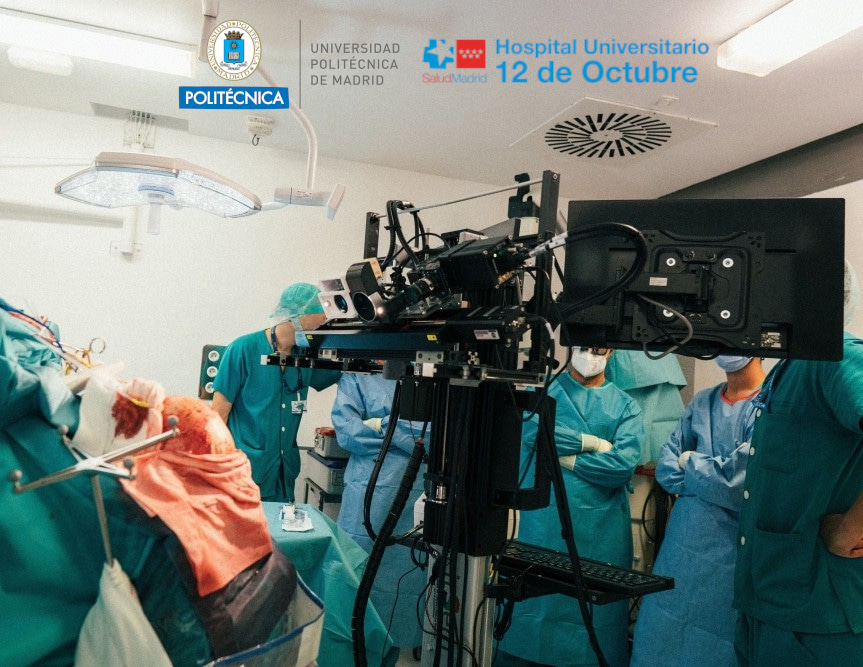 SLIMBRAIN prototype version 3 used during surgery in the operating room