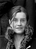 Black and white portrait photo of Jana Christopher