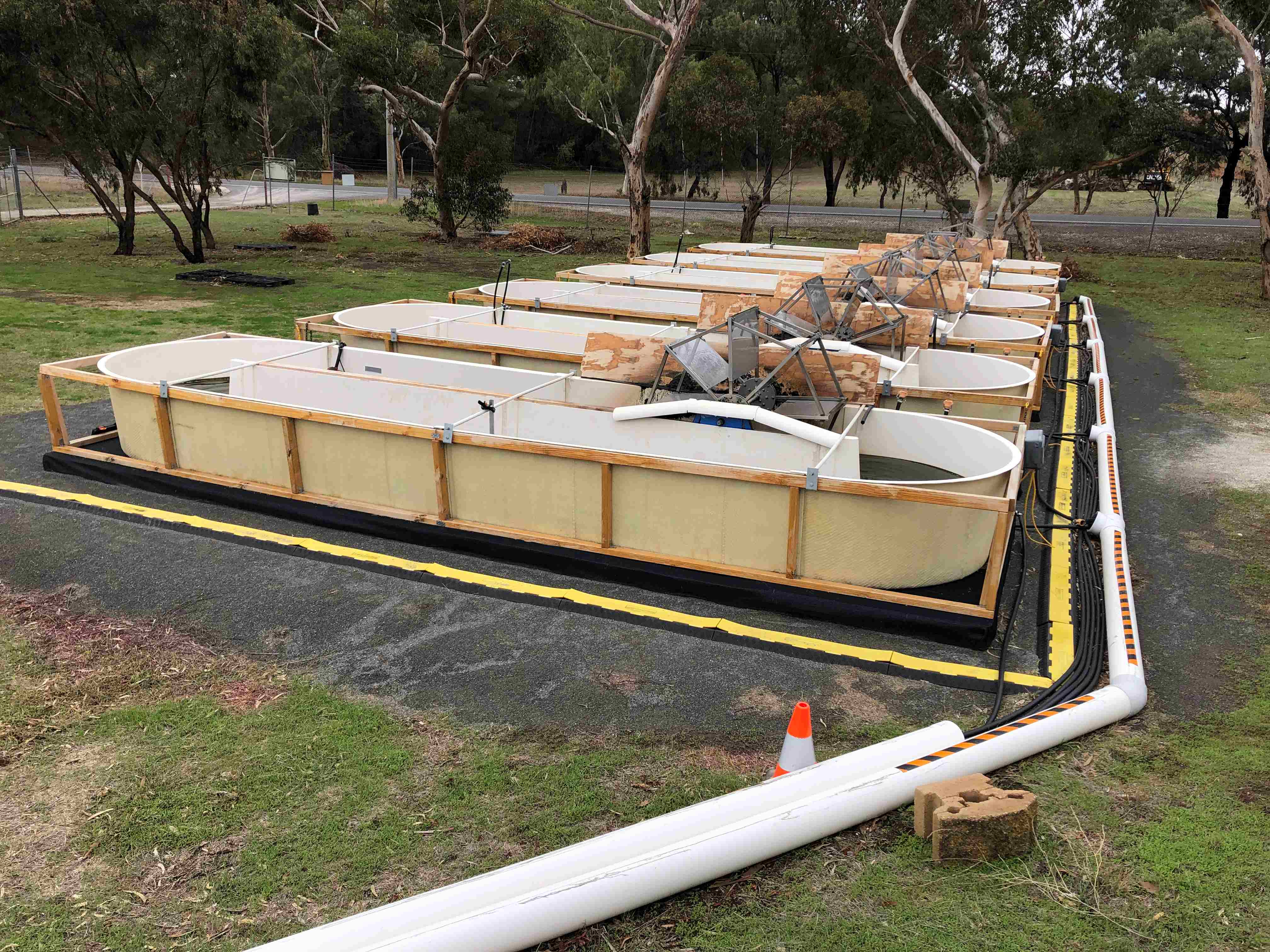 Angaston pilot scale algal ponds
