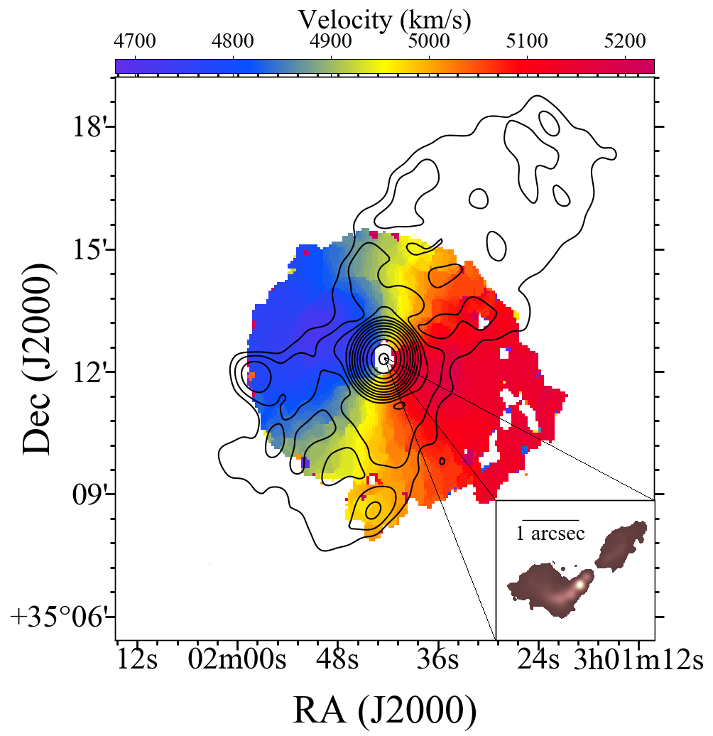 The complex radio galaxy B2 0258+35