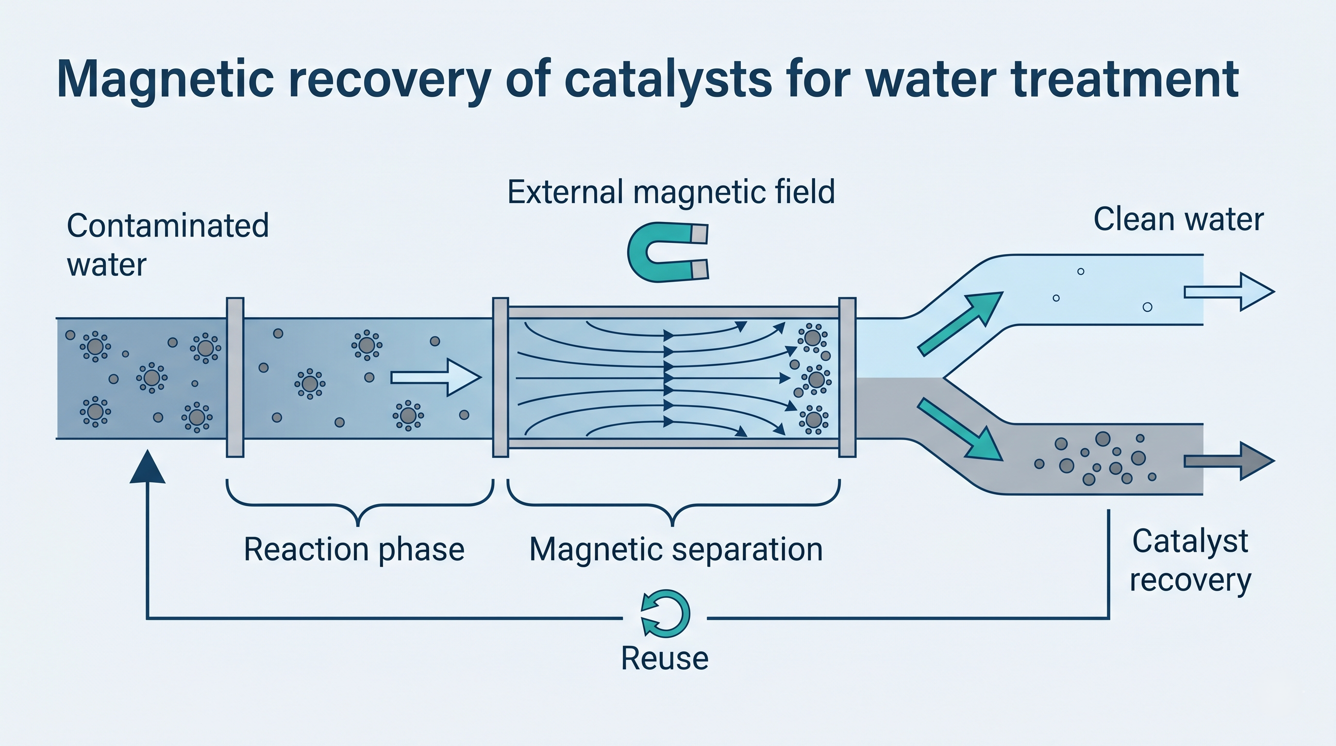 Magnetic Separation with spinel ferrite