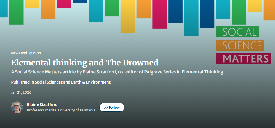 Elemental thinking and The Drowned Elemental thinking and The Drowned