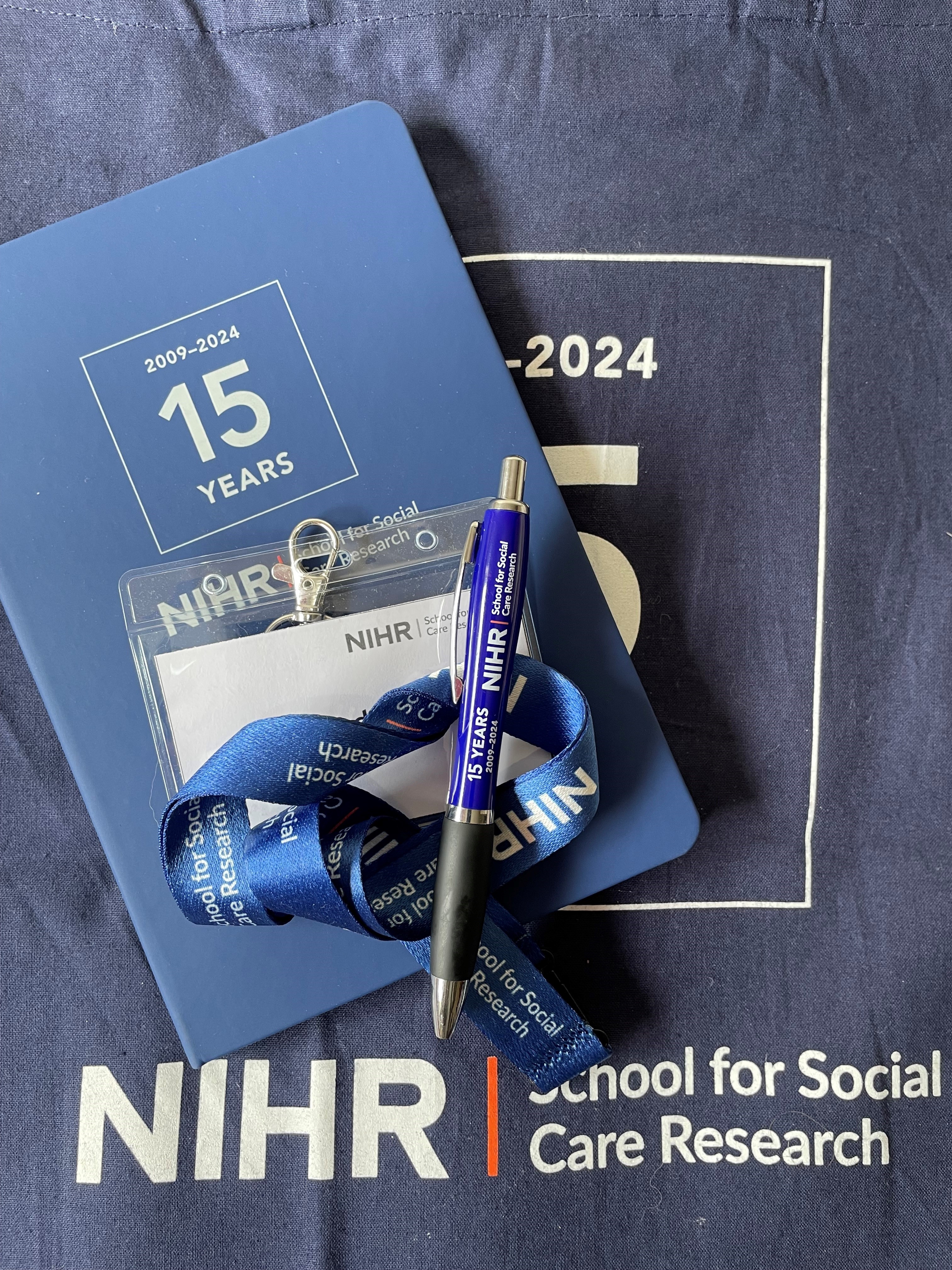 Conference tote bag and merchandise