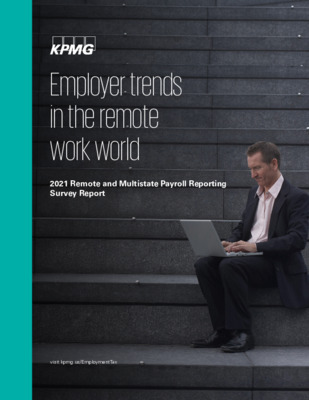 KPMG Employer trends in the remote work world