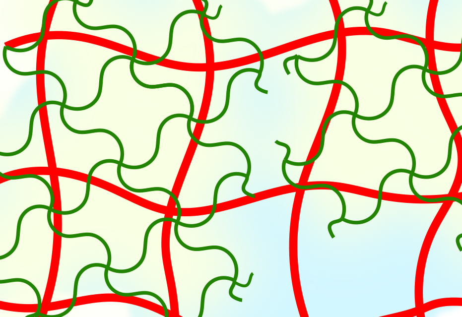 Cytoskeletal stiffening in synthetic hydrogels