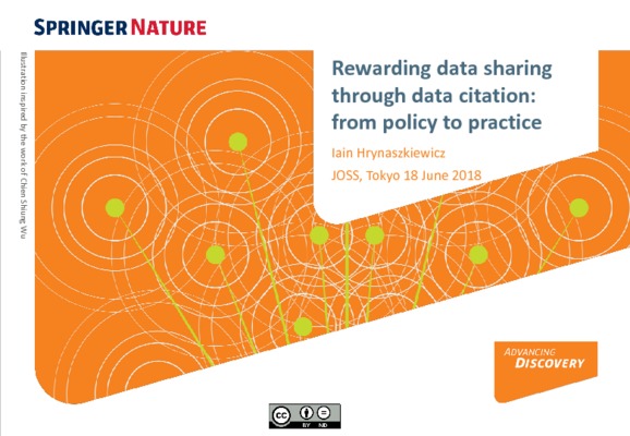 Rewarding data sharing through data citation: from policy to practice