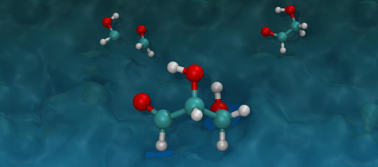 Carbohydrate Formation in the Absence of Biosynthesis under Interstellar Conditions