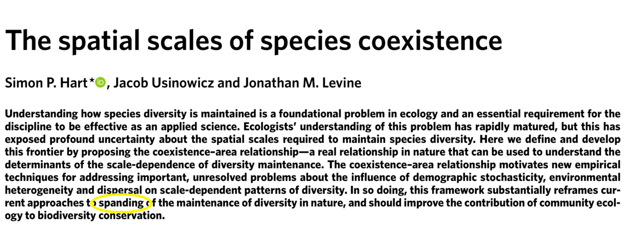 In praise of de-spanding