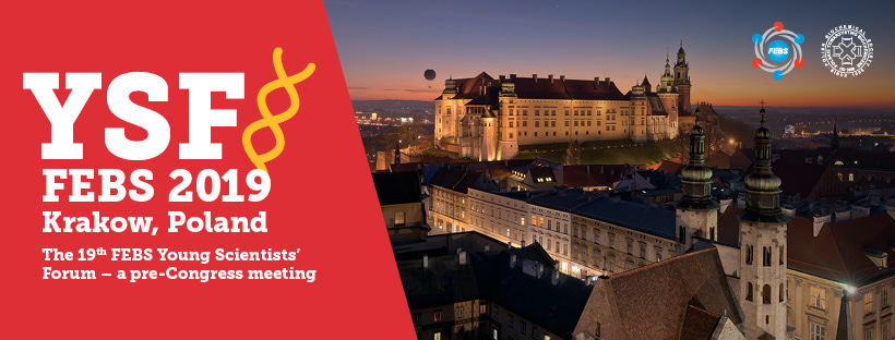 Don´t miss the 19th FEBS YSF ( Krakow, Poland, 3-6 July 2019): apply by January 20, 2019