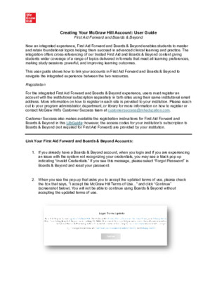 McGraw Hill Common Login User Guide