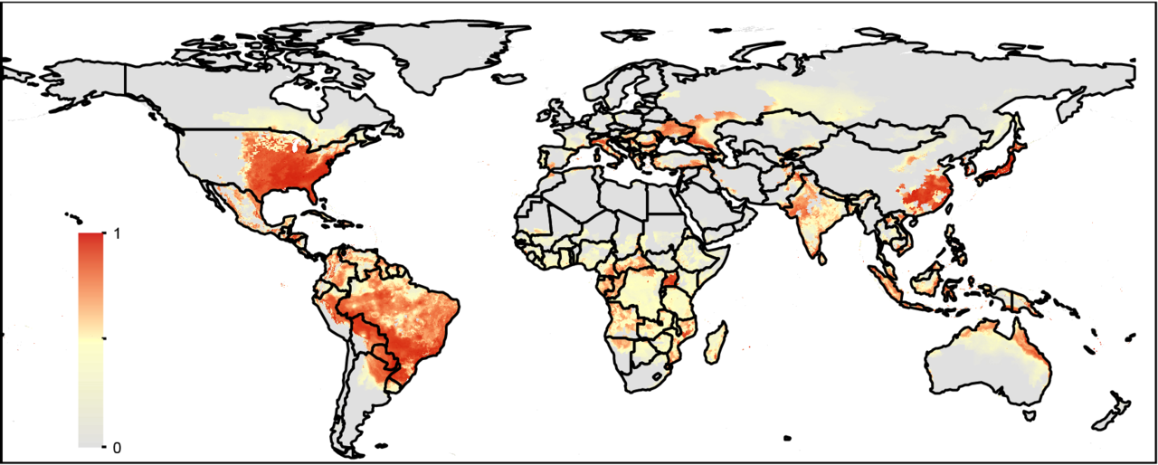 Maps to anticipate the global spread of mosquito vectors and how to control them.