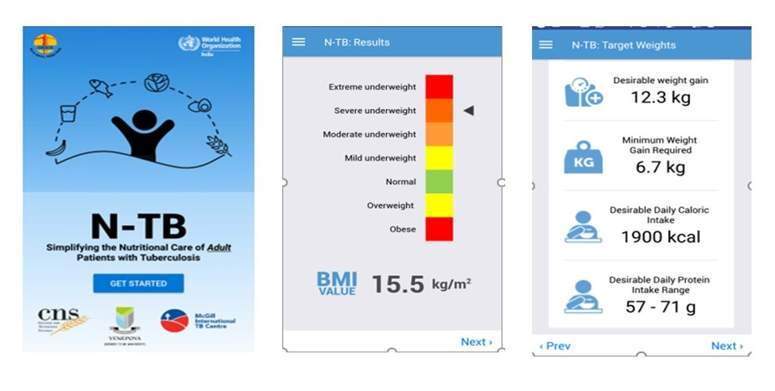 A new app for nutritional assessment & counselling of patients with TB
