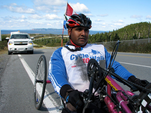 'Terry Fox on Wheels' Reminds us that Polio is Still Around