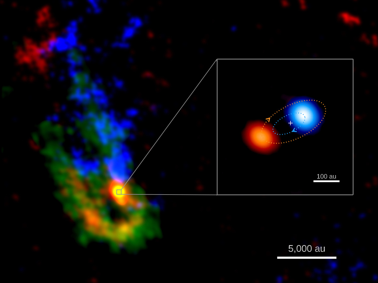 Spiraling Giants: Witnessing the Birth of a Massive Binary Star