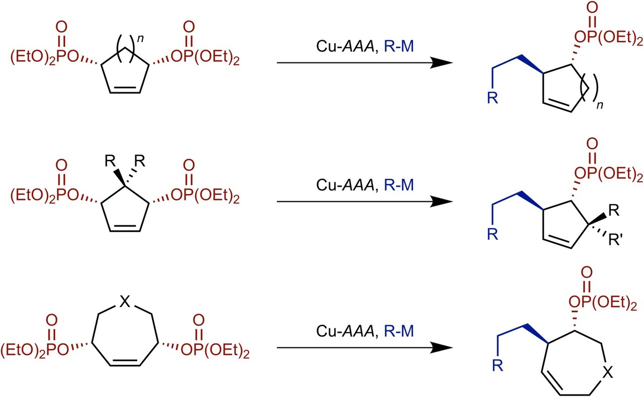 Desymmetrization of Meso-Bisphosphates Using Copper Catalysis and Alkylzirconocene Nucleophiles