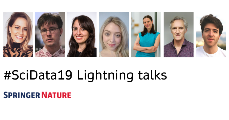 Meet the presenters of the #SciData19 lightning talks