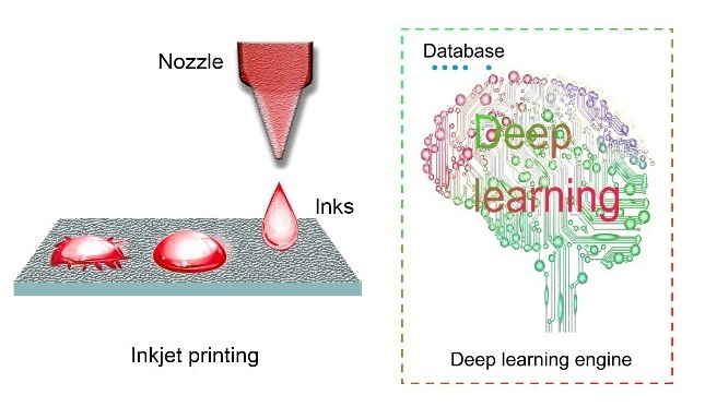 Inkjet-printed unclonable quantum dot fluorescent anti-counterfeiting labels with artificial intelligence authentication